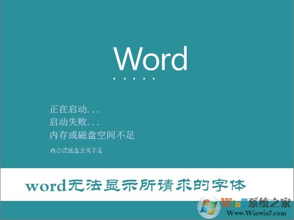 Win10打開Word提示“Word無法顯示所請求的字體”怎么辦？