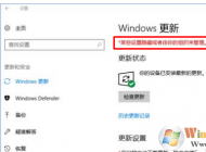 win10系統(tǒng)無(wú)法自動(dòng)更新提示“某些設(shè)置隱藏或由你的組織來(lái)管理”怎么辦