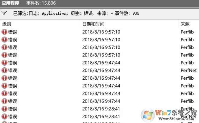 惠普預(yù)裝win10事件日志:Perflib 1008錯(cuò)誤 的解決方法