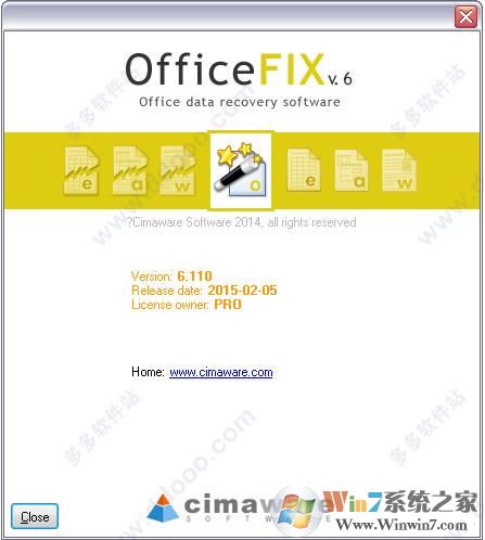 OfficeFIX破解版(Office文件修復(fù)工具) v6.110免注冊版