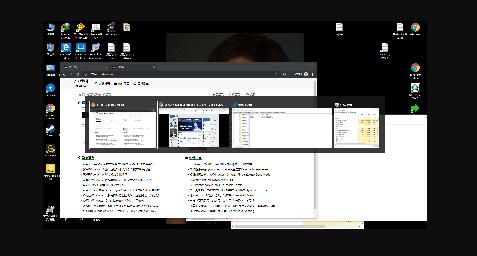 Win10設(shè)置使用Alt+Tab時自動隱藏已經(jīng)打開的項目,只顯示桌面