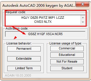 CAD2006注冊機_AutoCAD2006注冊機激活碼算號器(關(guān)測能用)