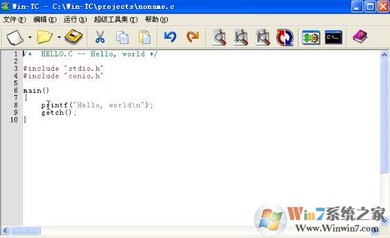 WIN-TC下載_wintc(C語(yǔ)言編譯器)v1.9.1 中文漢化版