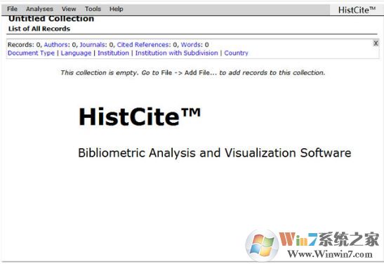 histcite破解版_histcite pro v2.1(文獻索引工具)綠色版