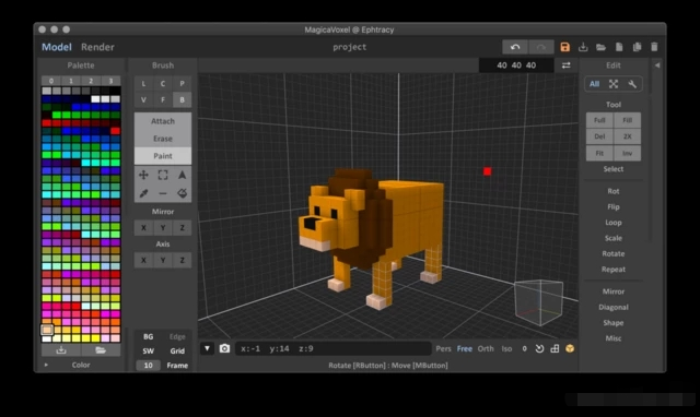 MagicaVoxel(體素編輯器) V0.99.5.1漢化版