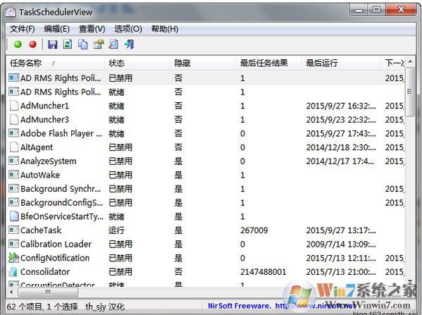 TaskSchedulerView(Windows任務(wù)計劃管理器) v1.57綠色版