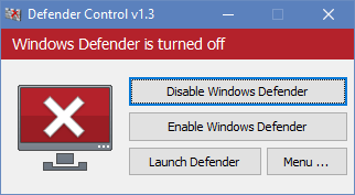 Defender Control(Defender關(guān)閉工具)