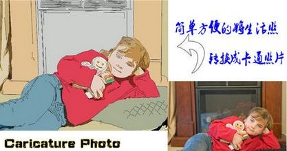 真人照片轉(zhuǎn)漫畫工具:Caricature Photo To Cartoon 綠色版