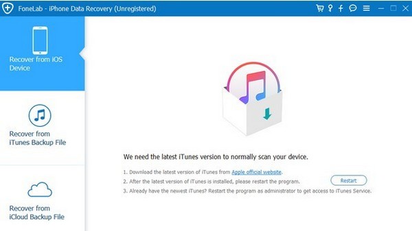 FoneLab iPhone Data Recovery(蘋(píng)果手機(jī)數(shù)據(jù)恢復(fù)軟件)下載 V10.1.6官方版