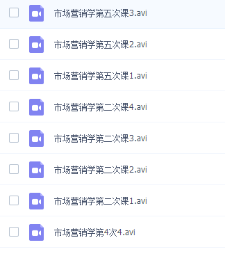 市場(chǎng)營(yíng)銷專業(yè)課程視頻完整版(百度云)