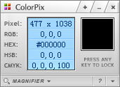 ColorPix軟件下載|ColorPix快速屏幕取色軟件 V1.2綠色漢化版