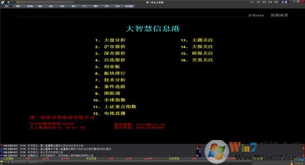 第一創(chuàng)業(yè)大智慧股票分析軟件專業(yè)版 V7.60官方版