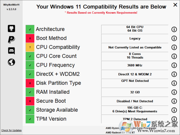 Win11第三方檢測工具 v2.3.0.1中文版