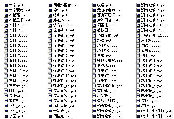 AutoCAD常用填充圖案(835款) 綠色版