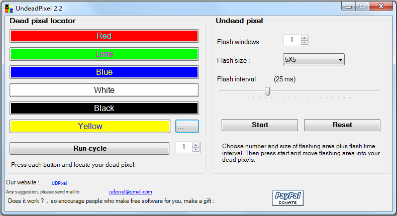 Undead Pixel(亮點(diǎn)修復(fù)軟件) V2.2 英文綠色版