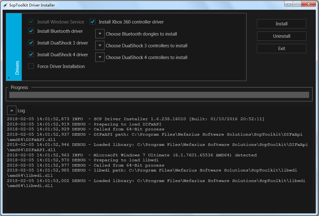 ScpToolkit(PS3手柄驅(qū)動支持win10破解版) v2.63中文漢化版