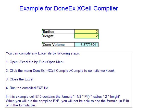 XCell Compiler(Excel編譯器) v3.29綠色漢化版