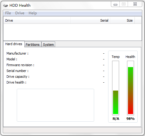 HDD Health(硬盤(pán)檢測(cè)工具) v5.0單文件版