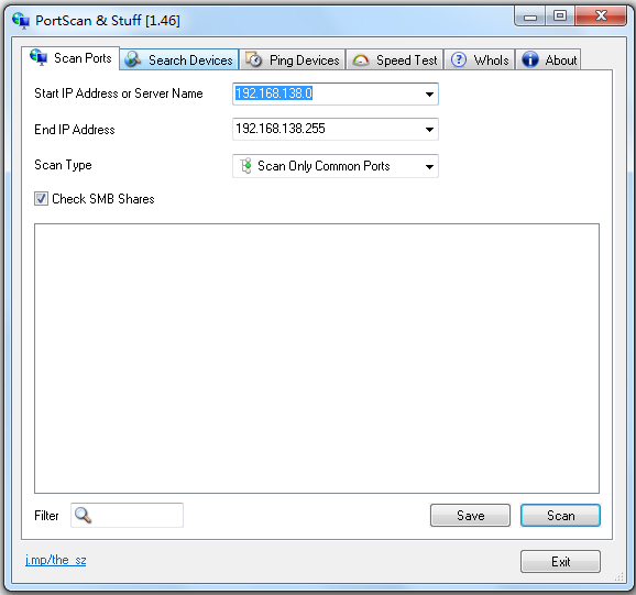 ScanPort掃端口的軟件 v5.0綠色版