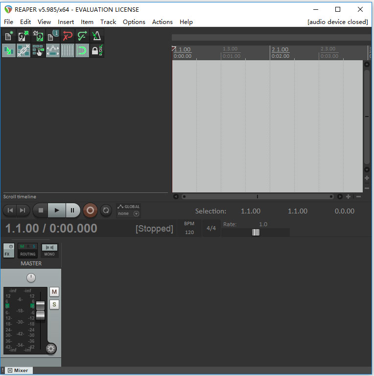 Reaper音頻軟件 v6.02免費(fèi)版