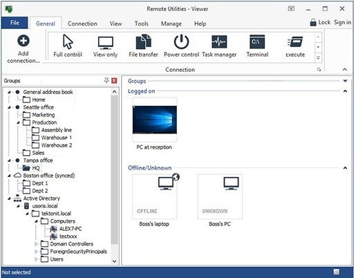 TektonIT Remote Utilities Viewer遠程桌面軟件 V7.0.0.0中文版