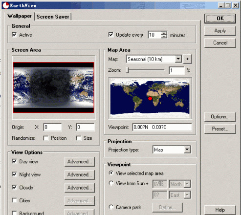 EarthView(實時地球動態(tài)壁紙) v6.10中文版