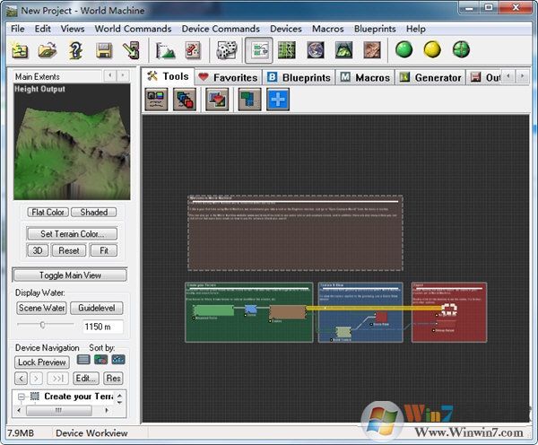 World Machine Pro(游戲三維地形制作軟件) V4 Build 4027破解版