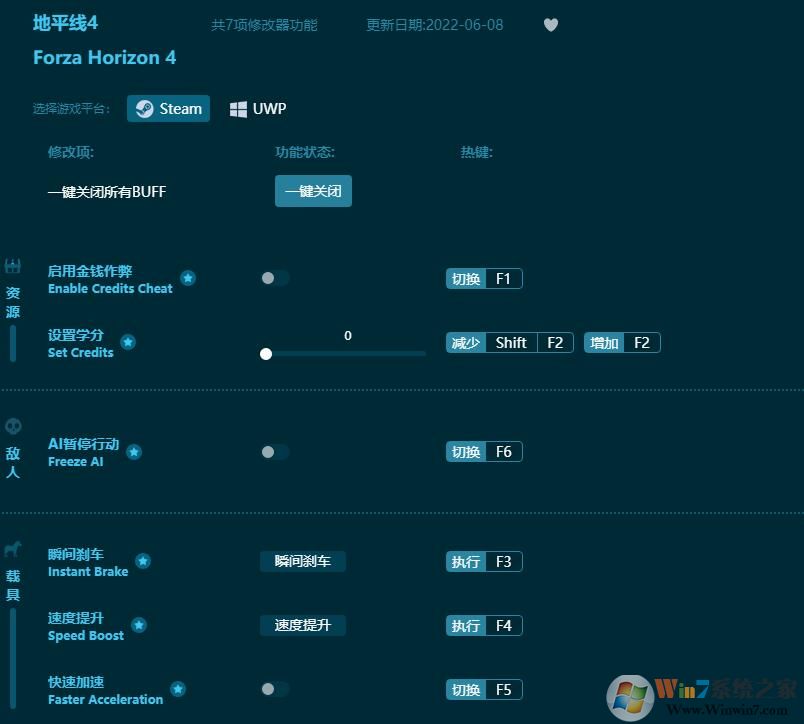 極限競(jìng)速地平線4多功能修改器 通用版v2022.9