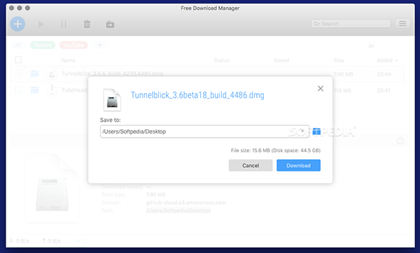 Free Download Manager for Mac(蘋果神器) v6.15.3蘋果破解版