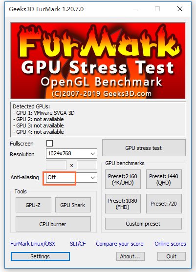 Furmark顯卡烤機 V1.26.0.0綠色漢化版