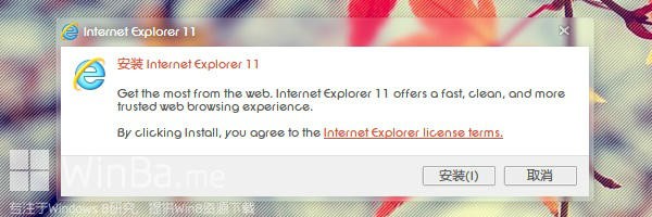 Win11 IE11瀏覽器安裝包