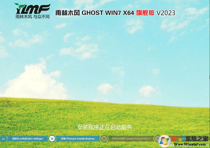 雨木風(fēng)林GHOST WIN7 SP1 64位旗艦版純凈版系統(tǒng)盤(pán)V2023