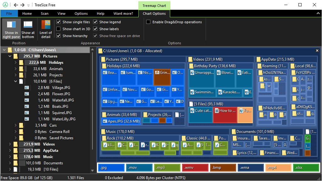 TreeSize Personal(電腦磁盤清理)專業(yè)版