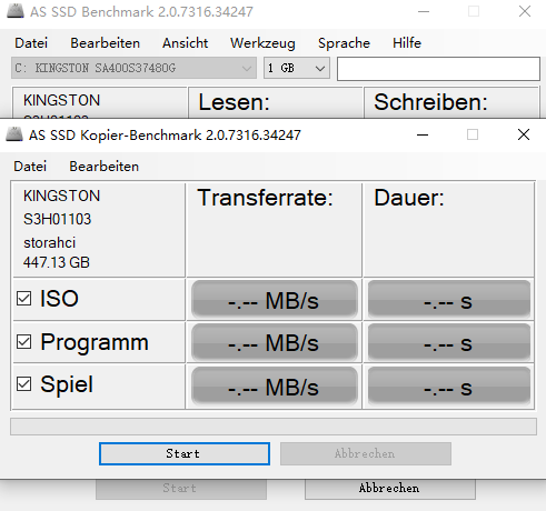 AS SSD Benchmark漢語版